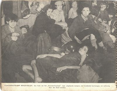 The Nazi Hell - a photo album from the death camps. Amsterdam [1945] - first edition. NAZI HEL - 