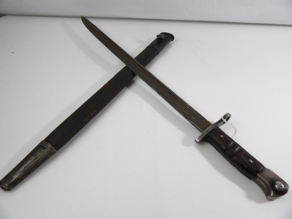 Lot 19: WW1 WWI M1913 Remington Bayonet. For British Troops