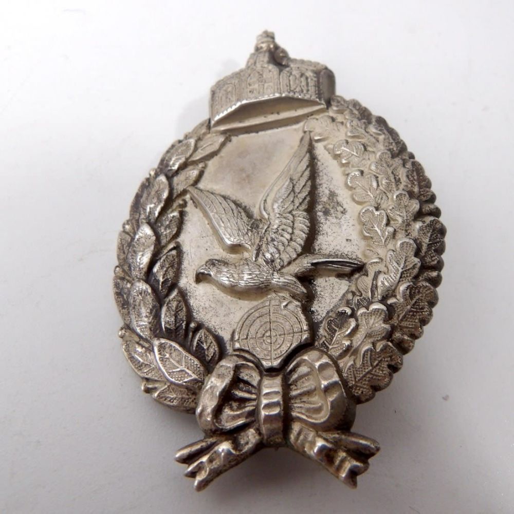 Lot 150: Named WW1 WWI Imperial German Prussian Air Gunners Badge