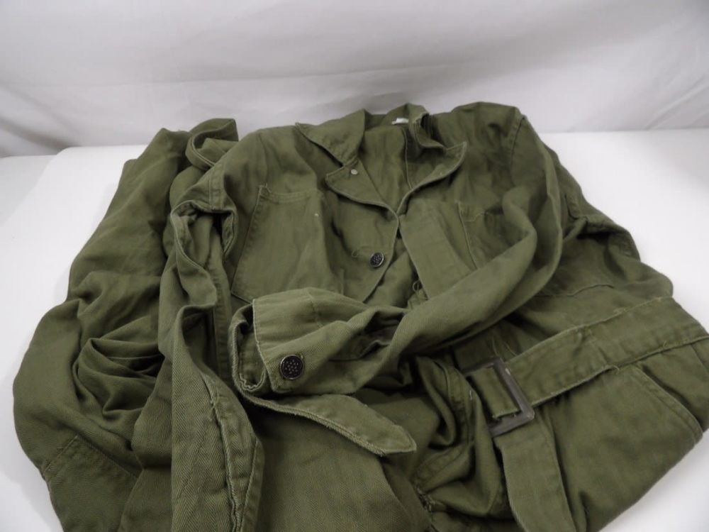 Lot 178: WW2 WWII Us Army HBT Coveralls