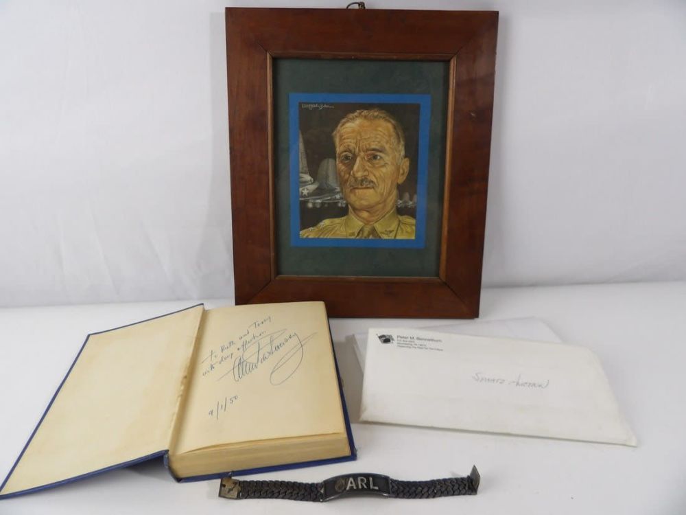 Lot 187: WW2 WWII Strategic Air Forces Commands General Carl Andrew Spatz Grouping.