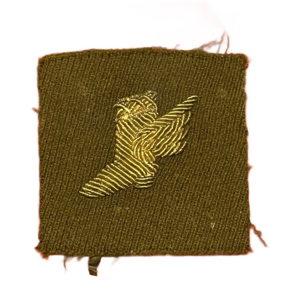 Lot 237: WWII Bullion Walking Out Boot