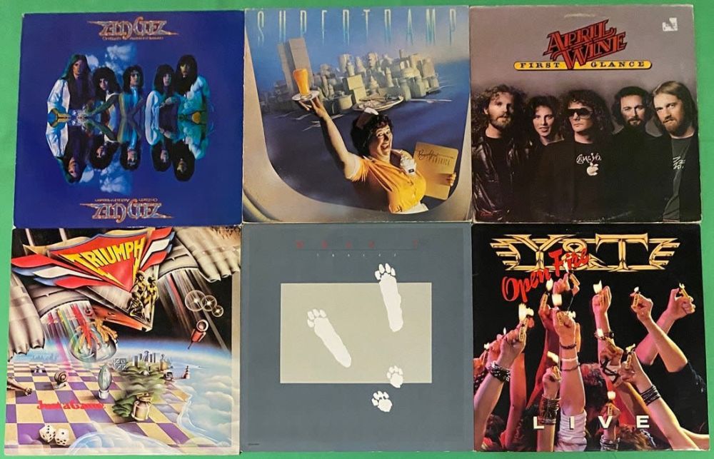 Lot 248: 1970's - 80's Rock Vinyl Record LP Lot