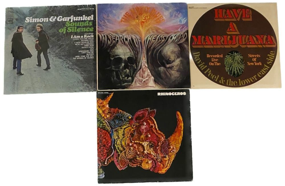 Lot 254: 1960's Rock Vinyl Record LP Lot
