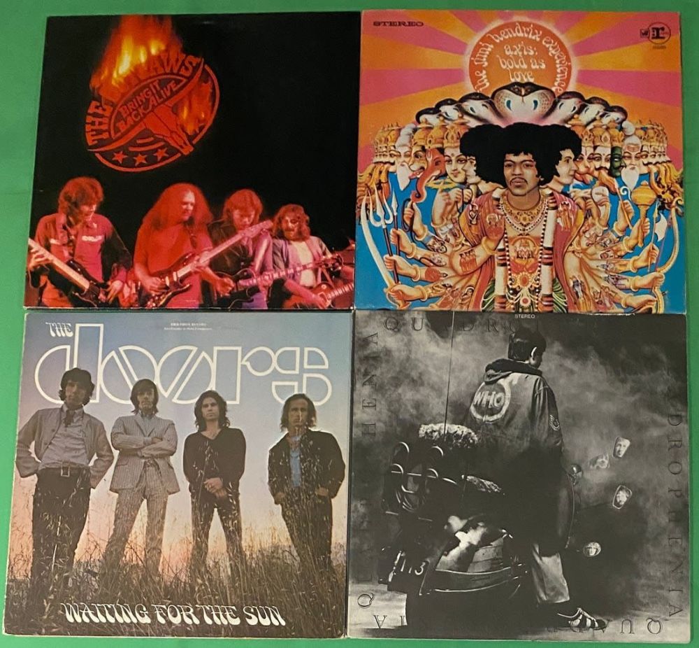 Lot 256: 1970's Rock Vinyl Record LP lot