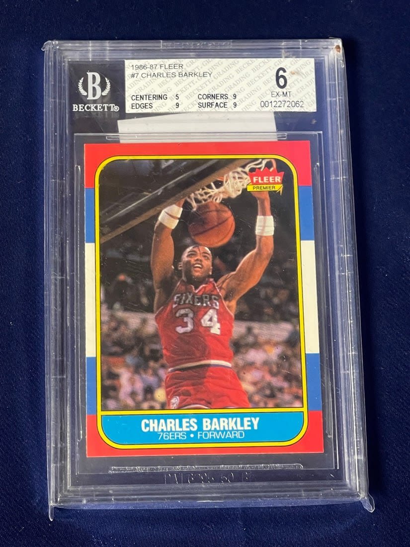 Lot 287: 1986-87 Fleer Charles Barkley Rookie