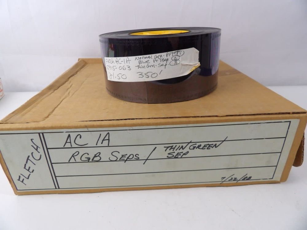 Lot 299: Original 35MM Film roll from the 1988 Chevy Chase Movie Fletch