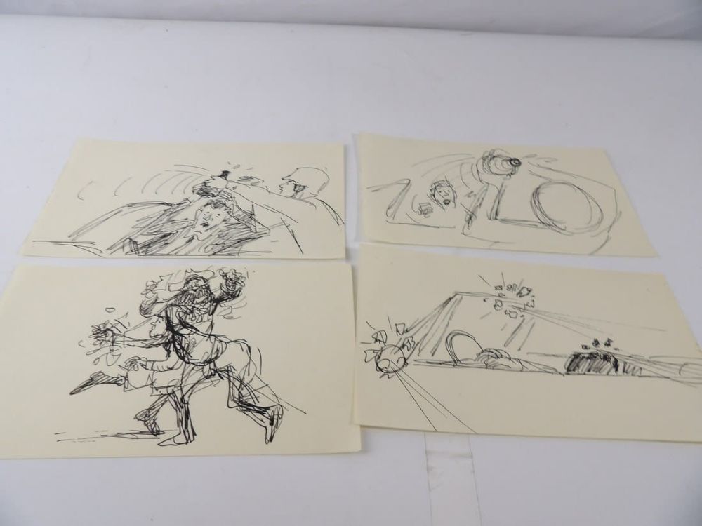 Lot 311: Original 1968 Blackbeards Ghost Storyboards Lot