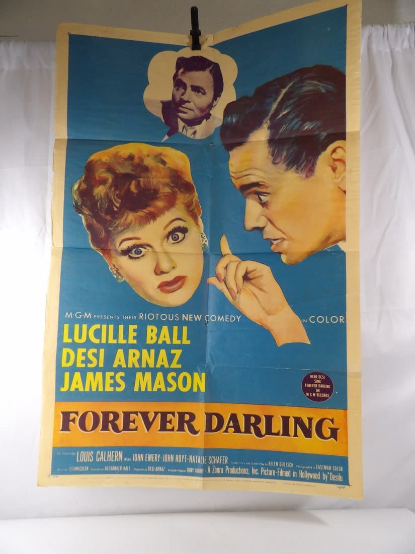 Lot 317: Original Lucille Ball's Forver Darling Movie Theater Poster