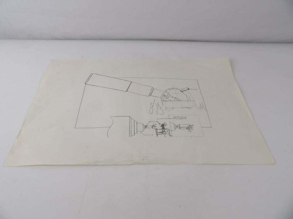 Lot 323: Looney Tunes: Back in action Storyboard Production Xerox - Marvin the Martian
