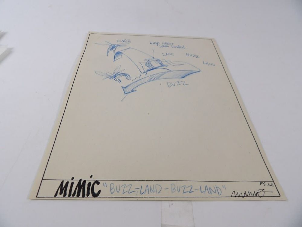 Lot 328: Mimic the movie storyboard sketch