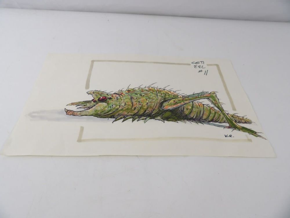 Lot 331: Original Star Trek 2: The Wrath Of Khan concept Art By Ken Ralston