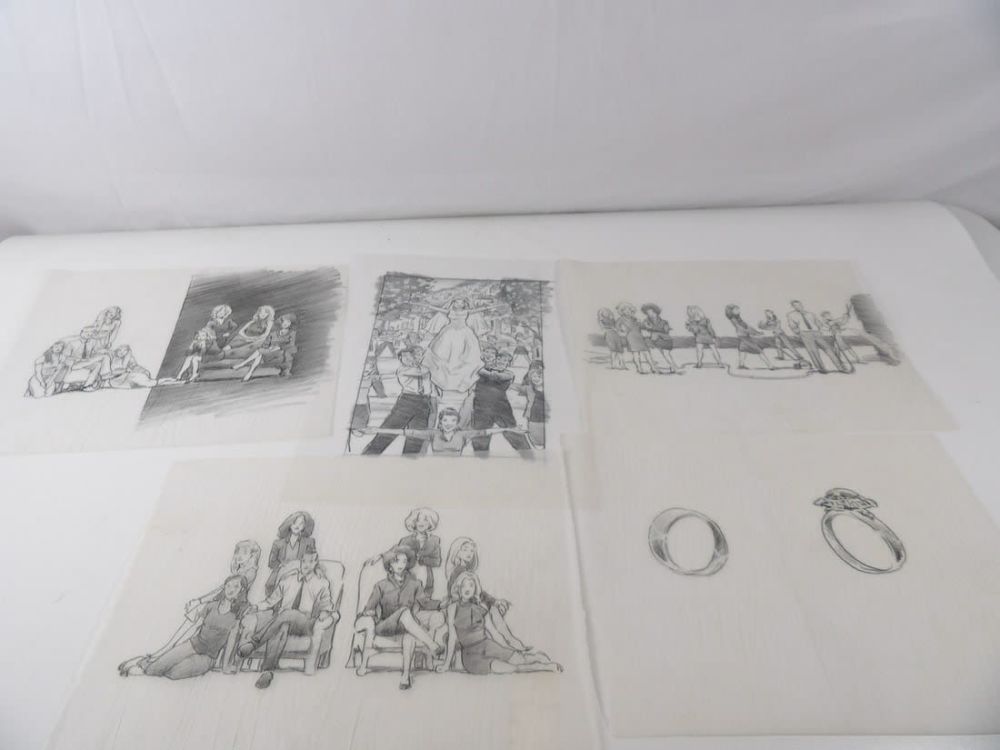 Lot 333: Mama Mia Original Storyboard Sketches