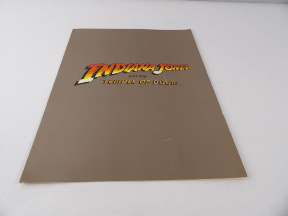 Lot 337: Original 1984 Indian Jones And the Temple of Doom Press Kit