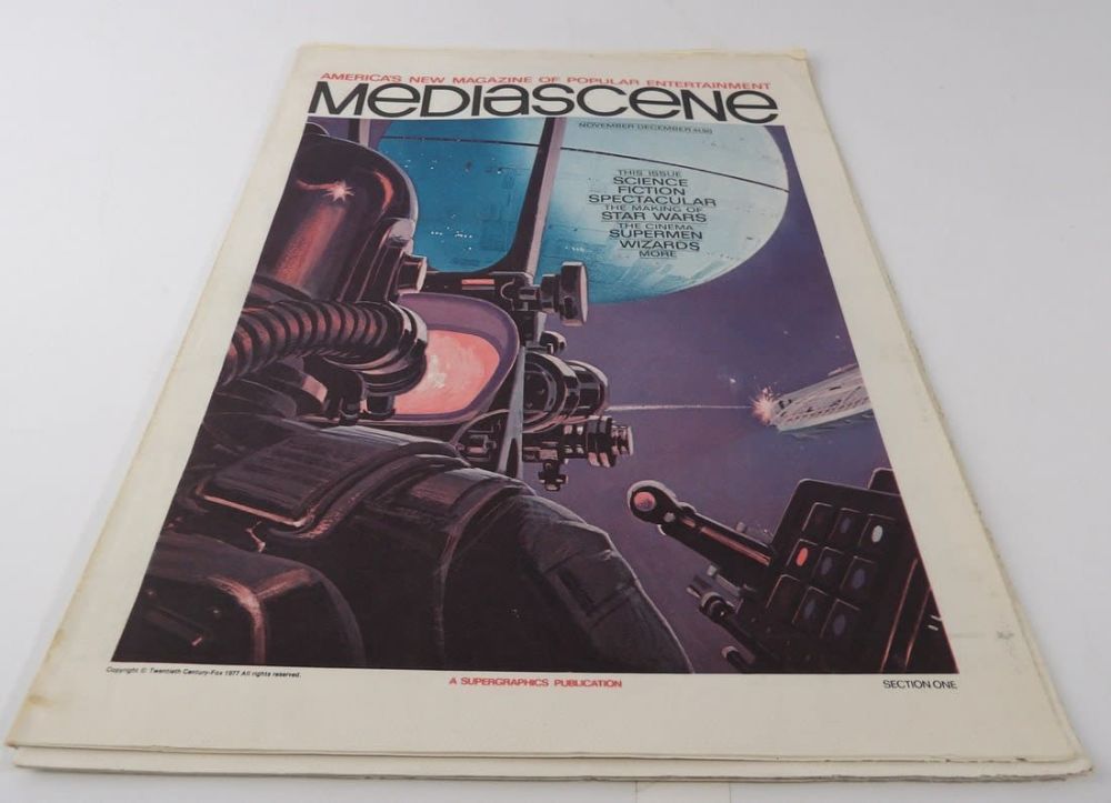 Lot 339: Original Mediascience Star Wars edition Magazine