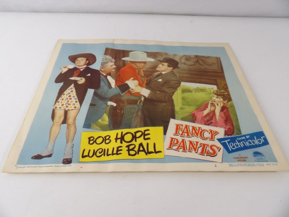 Lot 346: Original Fancy Pants starring Lucilee Ball and Bob Hope Lobby Card