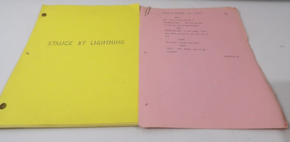 Lot 362: Vintage Struck By lightning TV Sitcom Pilot Script