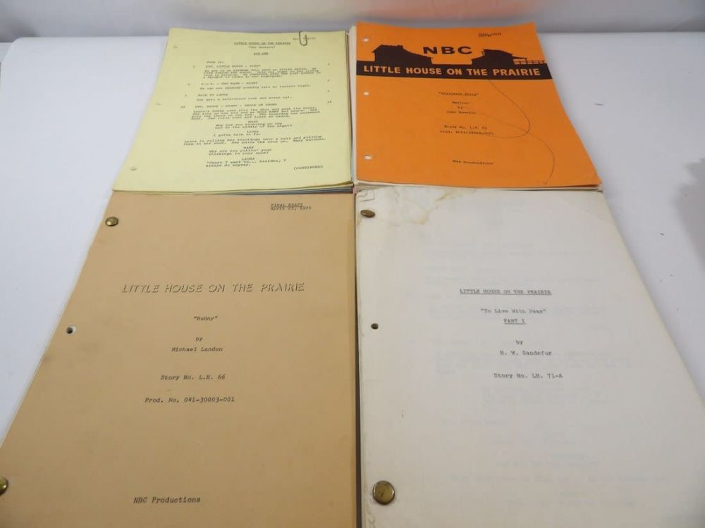 Lot 363: Original Lot of Little House on the Prairie Tv Series Scripts