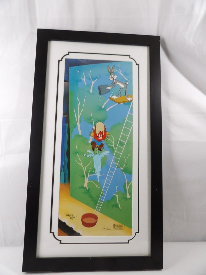Lot 369: 1992 Virgil Ross High Diving Sam Hand Painted Cell