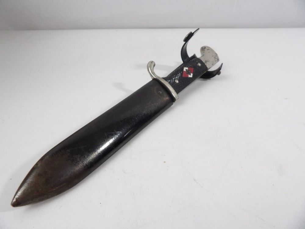 Lot 439: WW2 WWII German Hitler Youth Knife