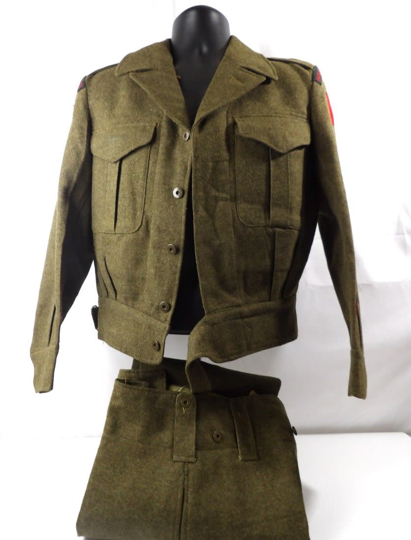 Lot 442: Post WW2 Canadian Uniform with pants