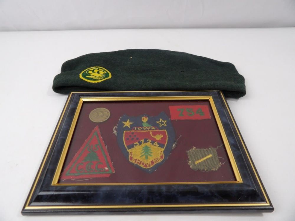 Lot 446: Rare Iowa CCC Civilian Conservation Corps Grouping