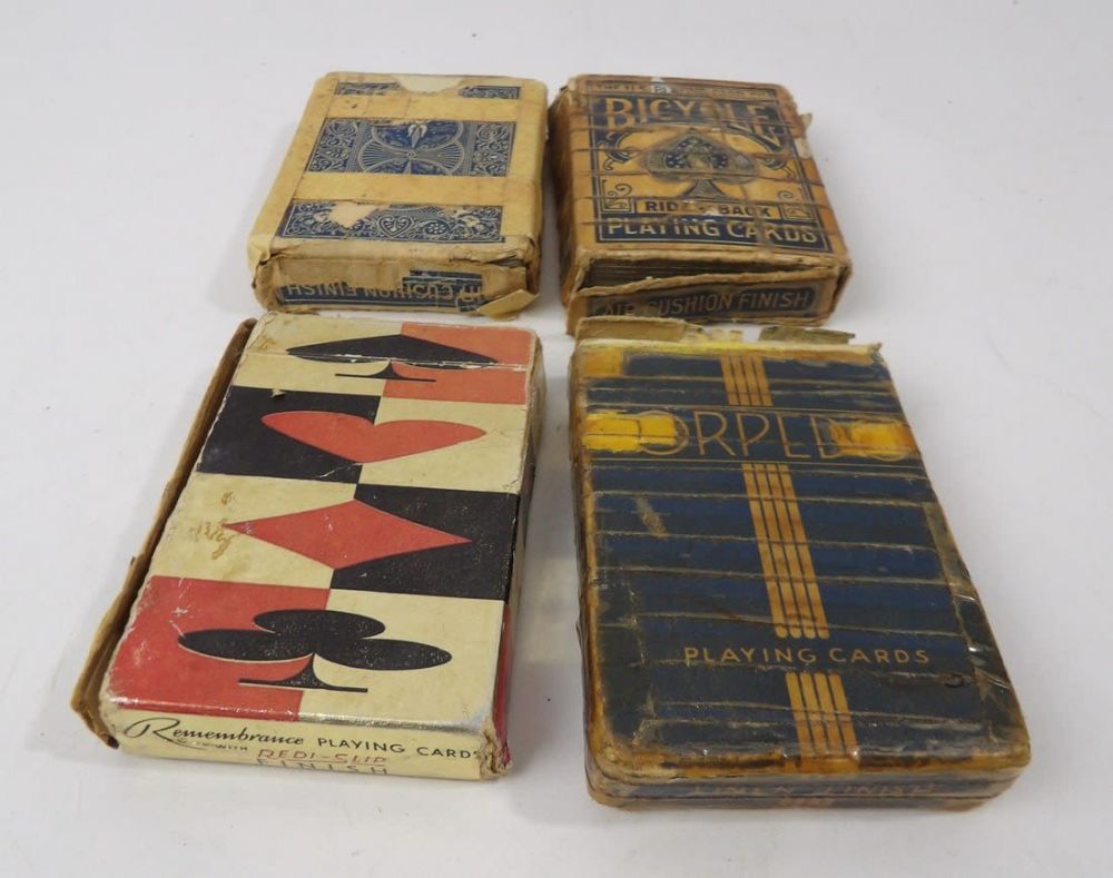 Lot 452: WW2 WWII War Time Lot of playing cards