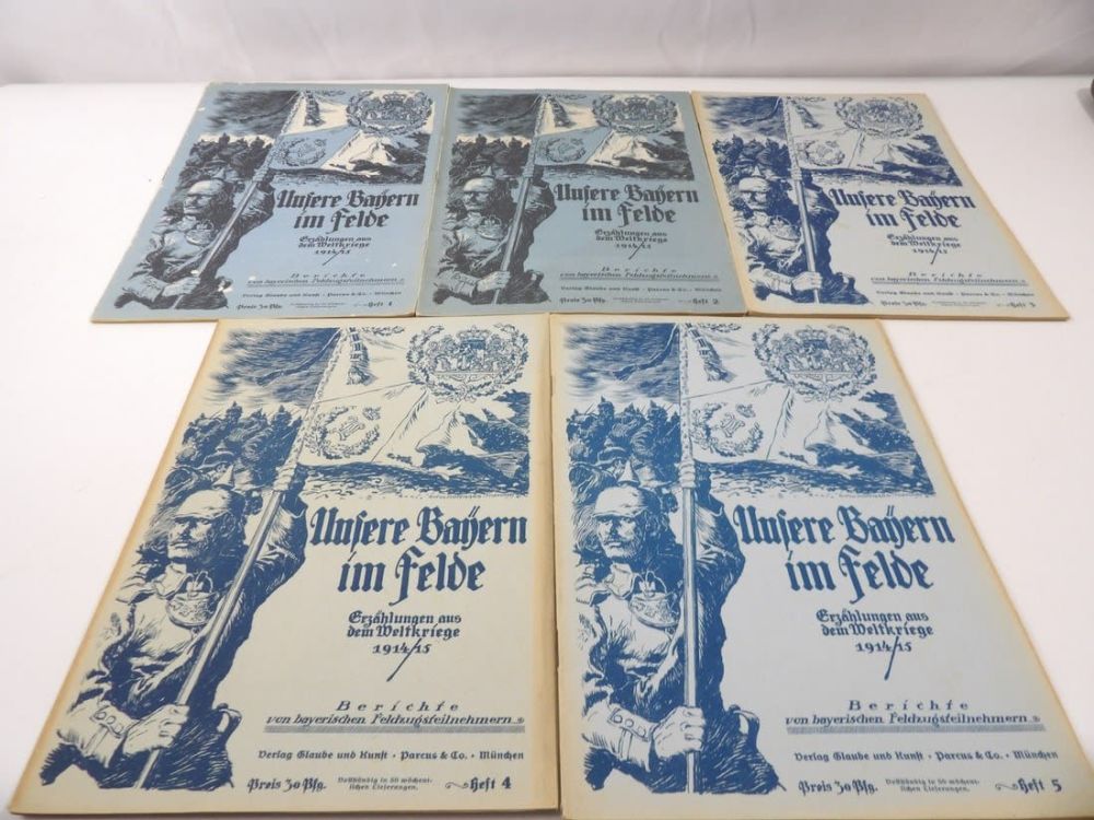 Lot 457: Very Rare WW1 German Illustratred Stories