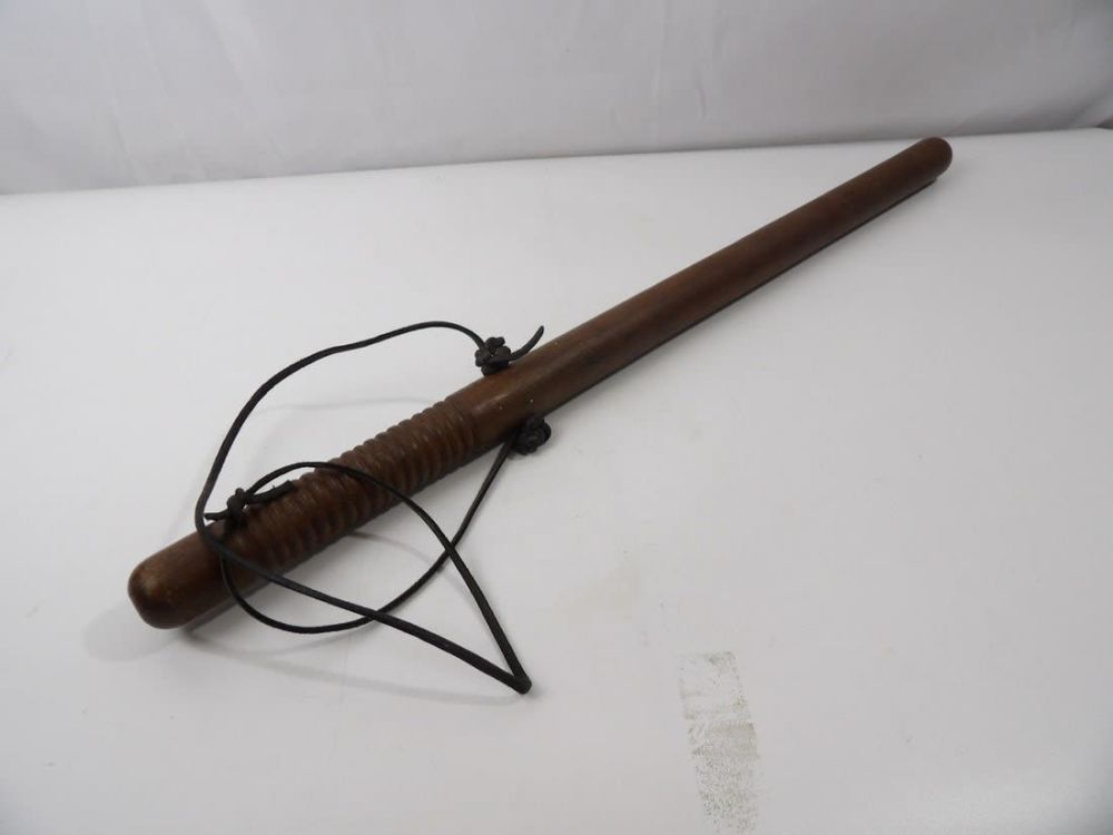 Lot 461: Vintage Police Officer Night Stick "Billy Club"