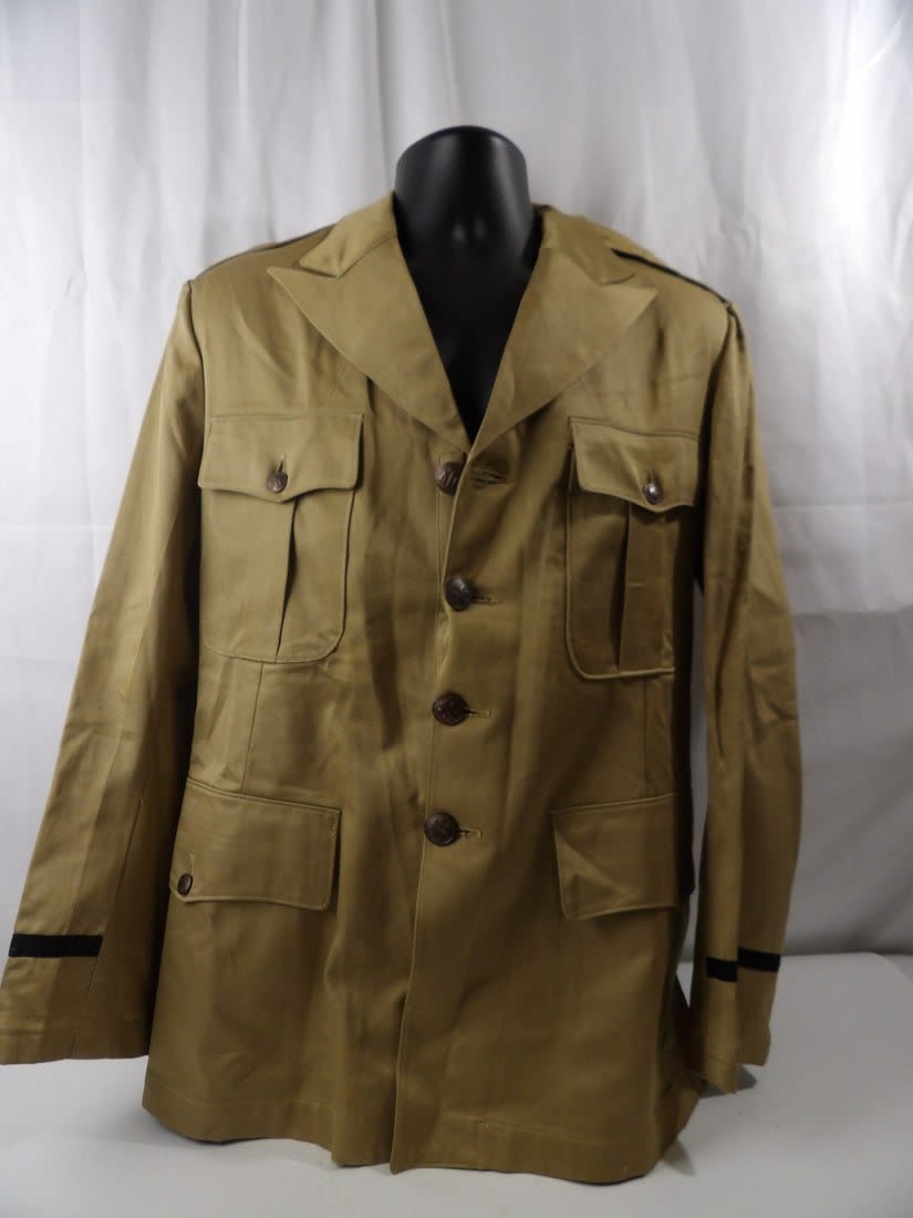 Lot 467: WW2 WWII US ATC Summer Tan 4 Pocket Jacket