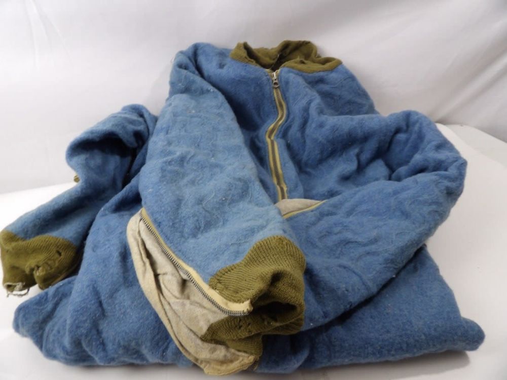 Lot 470: Extremely Rare WW2 AAF Blue Bunny Electric Heated F-1 Flight Suit