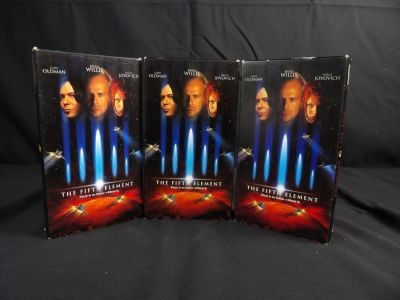 Original The Fifth Element Movie Trailer Promo VHS Lot. Numbers 2,3,4.