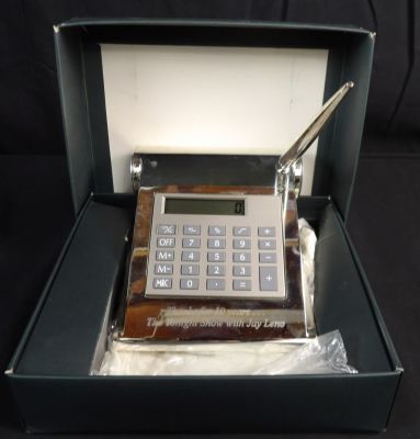 The Tonight Show with Jay Leno, 10 Year Anniversary cast member Gift. Given to the cast and crew 