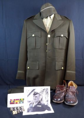 Original Robert Duvall screen worn uniform for the 1979 TV miniseries Ike: The war years. Groupin 
