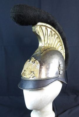 Original Mexican Dragoon Helmet from the 1960 movie "The Alamo". Liner is present but has 