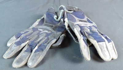 Firefly Serenity Screen Used Federation Troops Gloves. Marked Western Costume Company