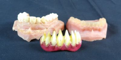 Spiderman 3 Topher Grace Venom Prosthetic Teeth and Mold. Film Used