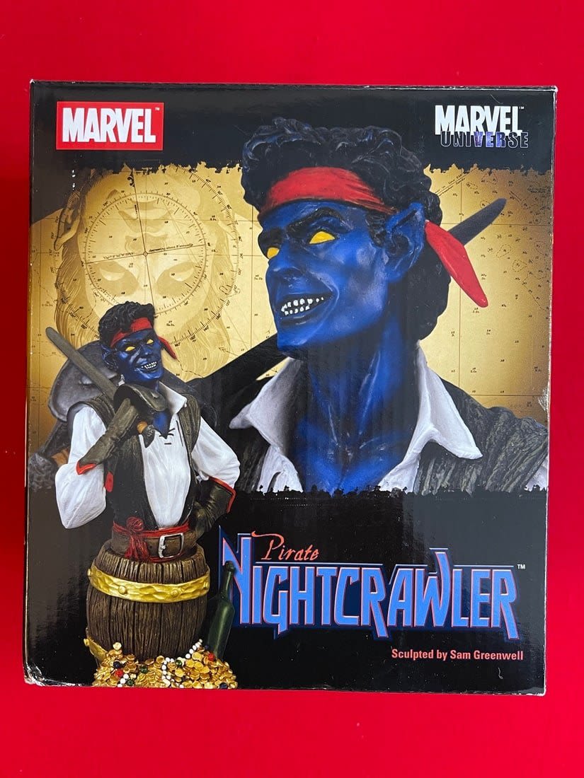 Lot 646: Marvel Universe Pirate Nightcrawler Mini-bust Limited Edition