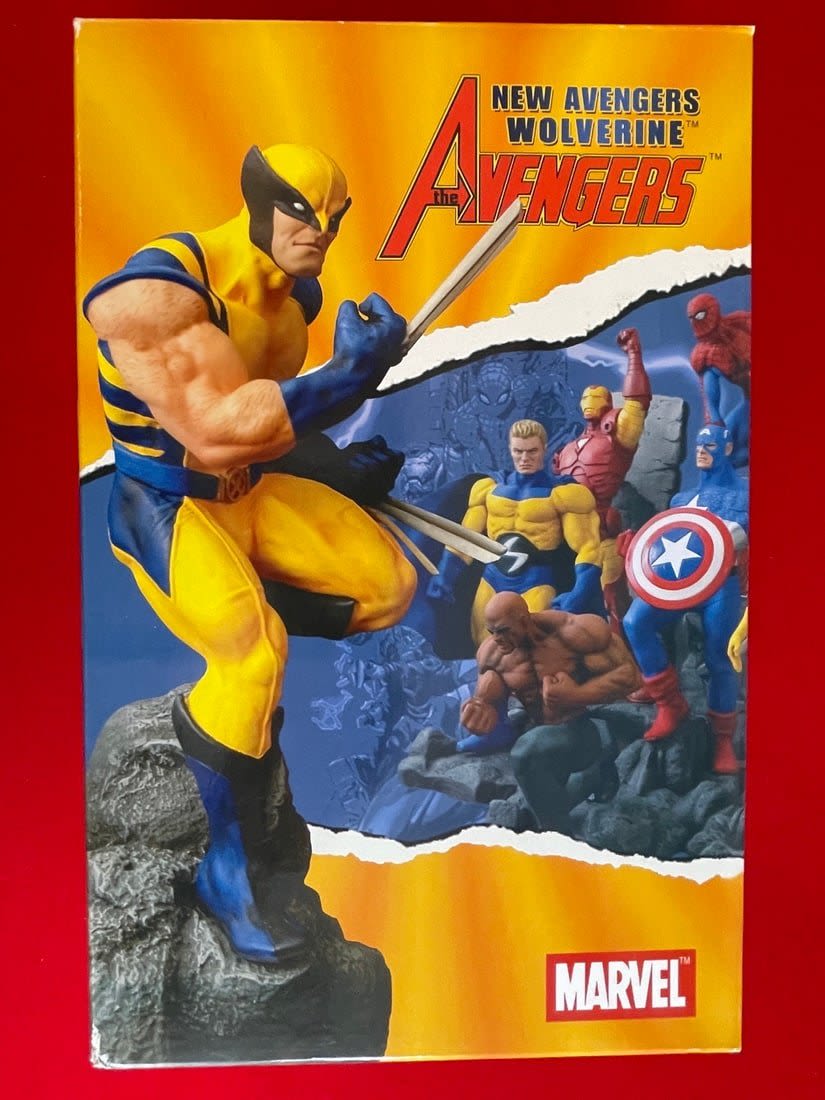 Lot 690: The New Avengers Wolverine NIB LE Mini-Bust Statue