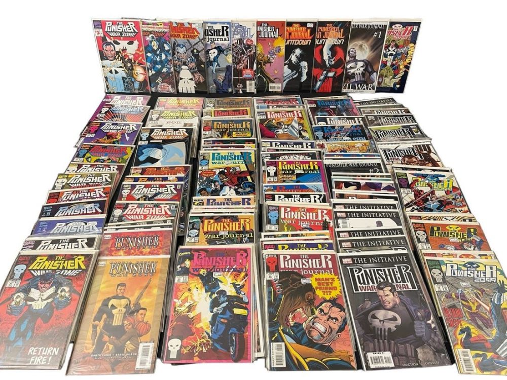 Lot 707: Punisher Comic Book Lot - Massive