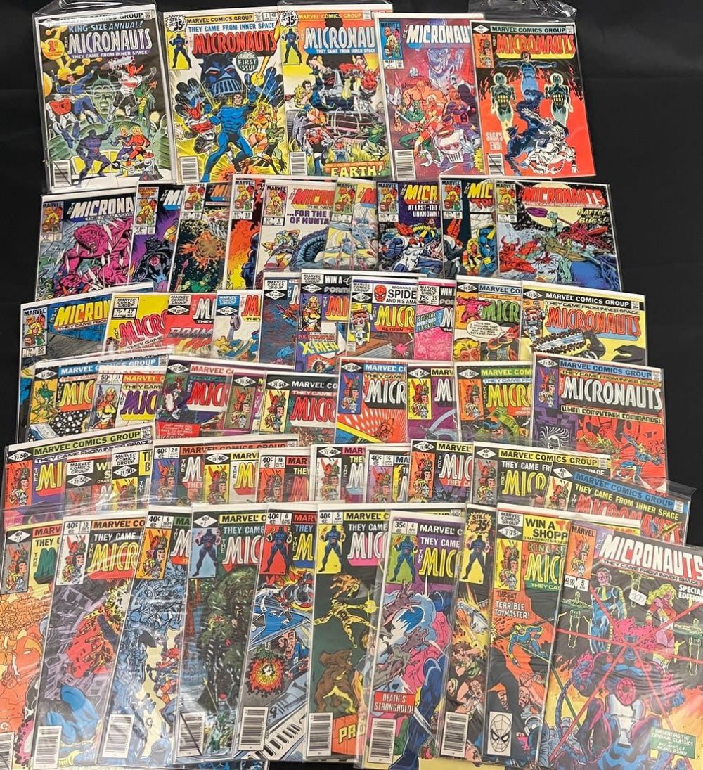 Lot 710: Micronauts Bronze Comic Book Series Lot