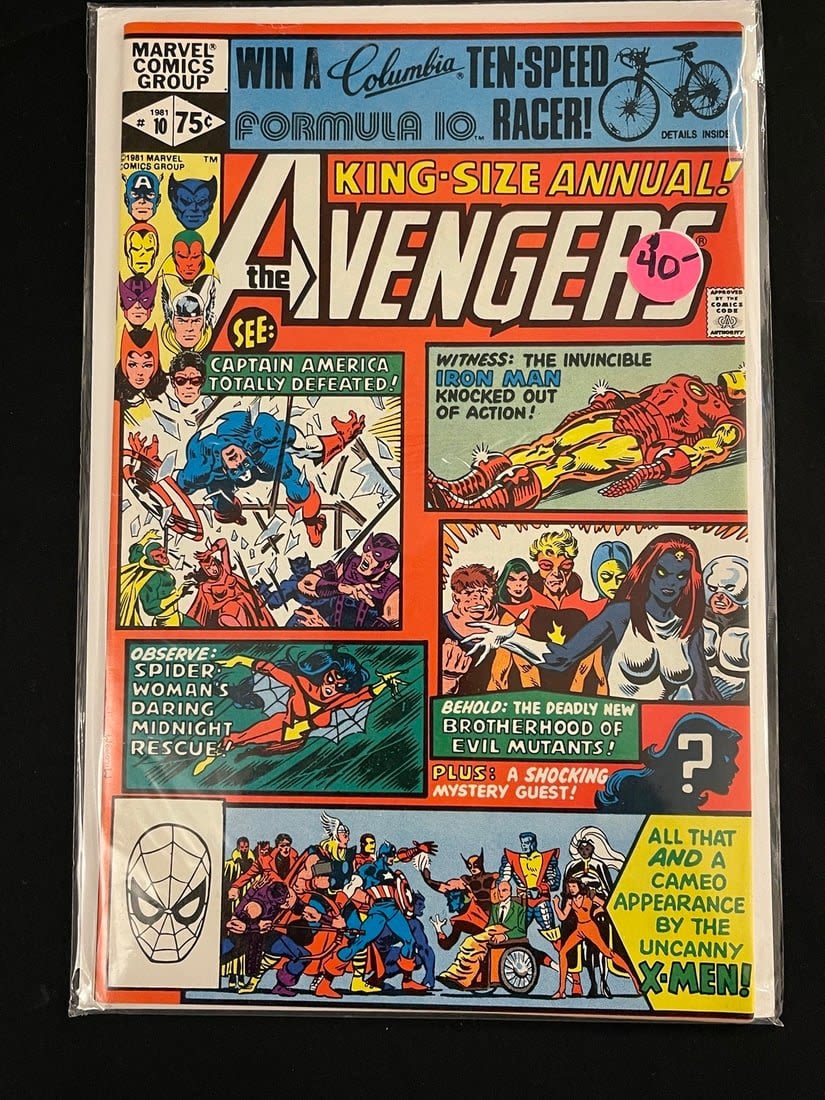 Lot 737: Avengers King Size 10 Key Issue Comic Book