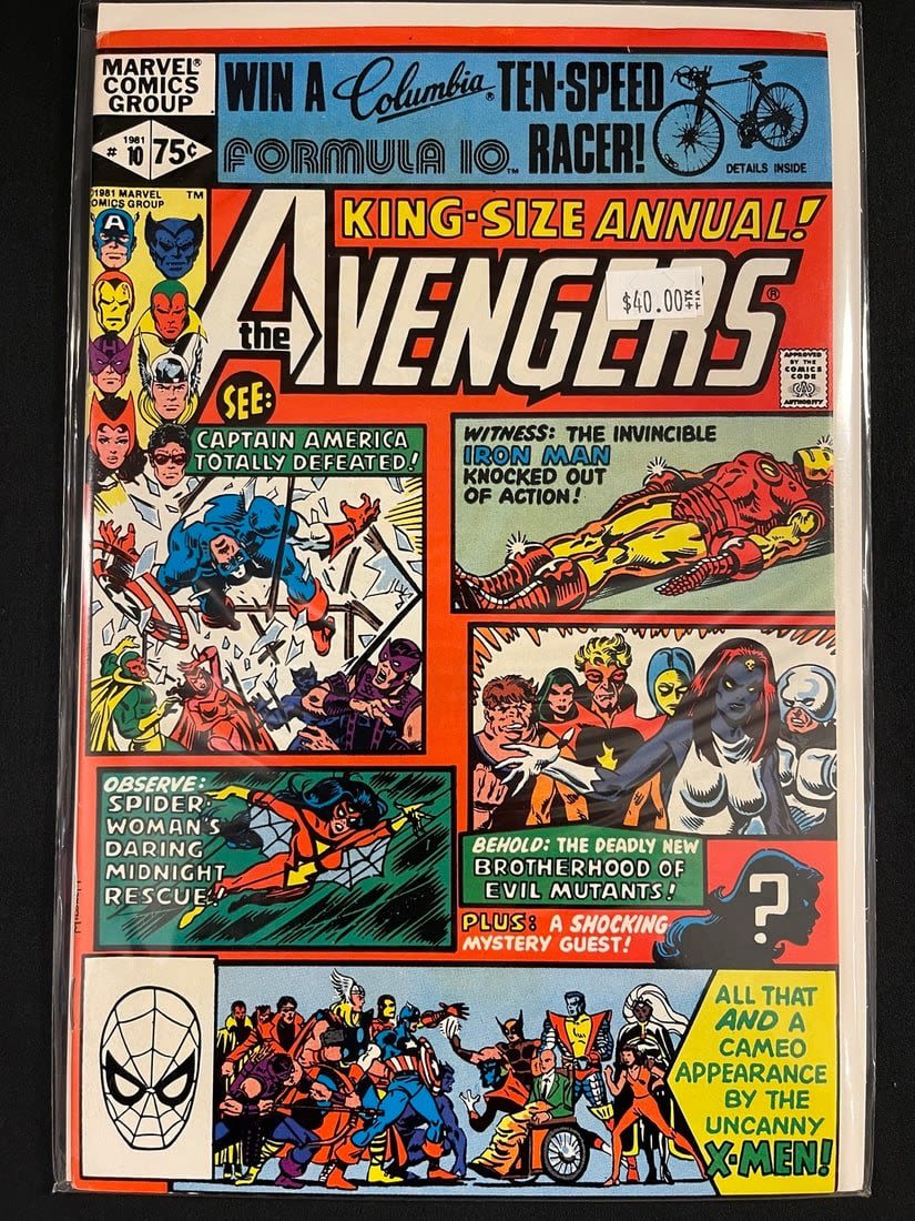 Lot 738: Avengers King Size 10 Key Issue Comic Book
