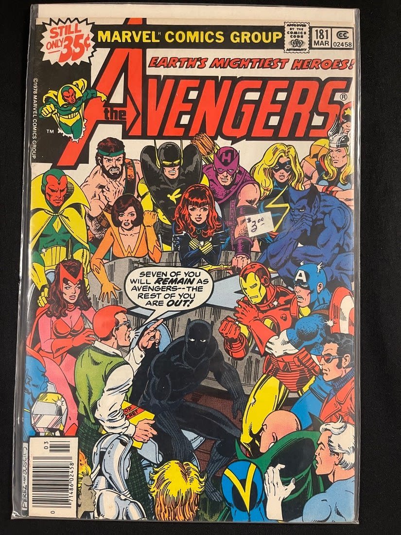 Lot 739: Avengers 181 Comic Book