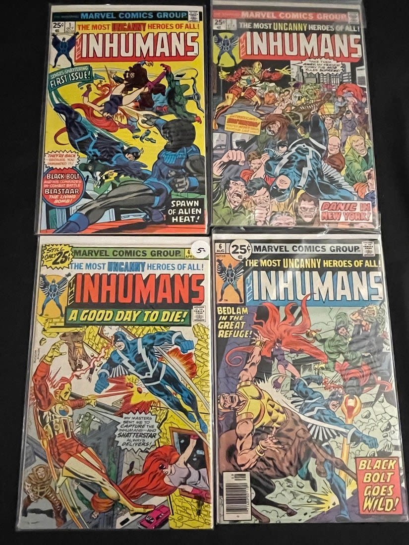 Lot 752: The Inhumans 1st issue and MORE