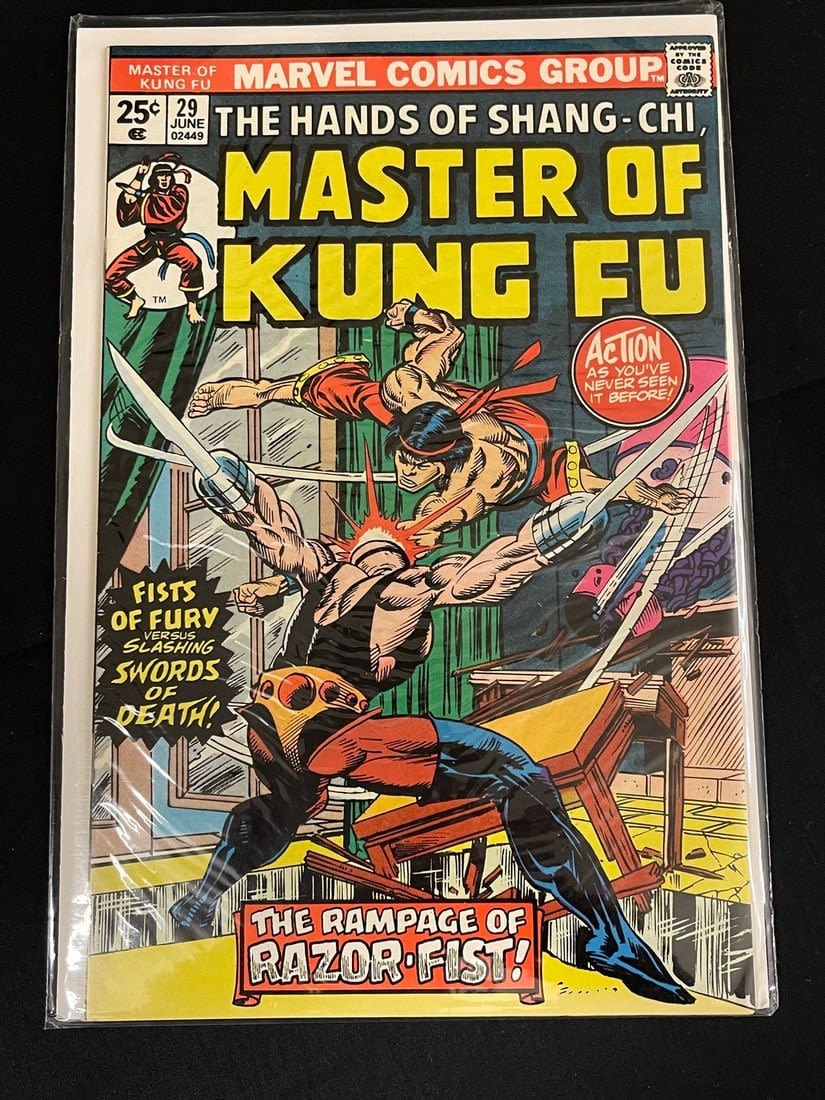 Lot 755: Mater of Kung Fu 29 First Razor-Fist