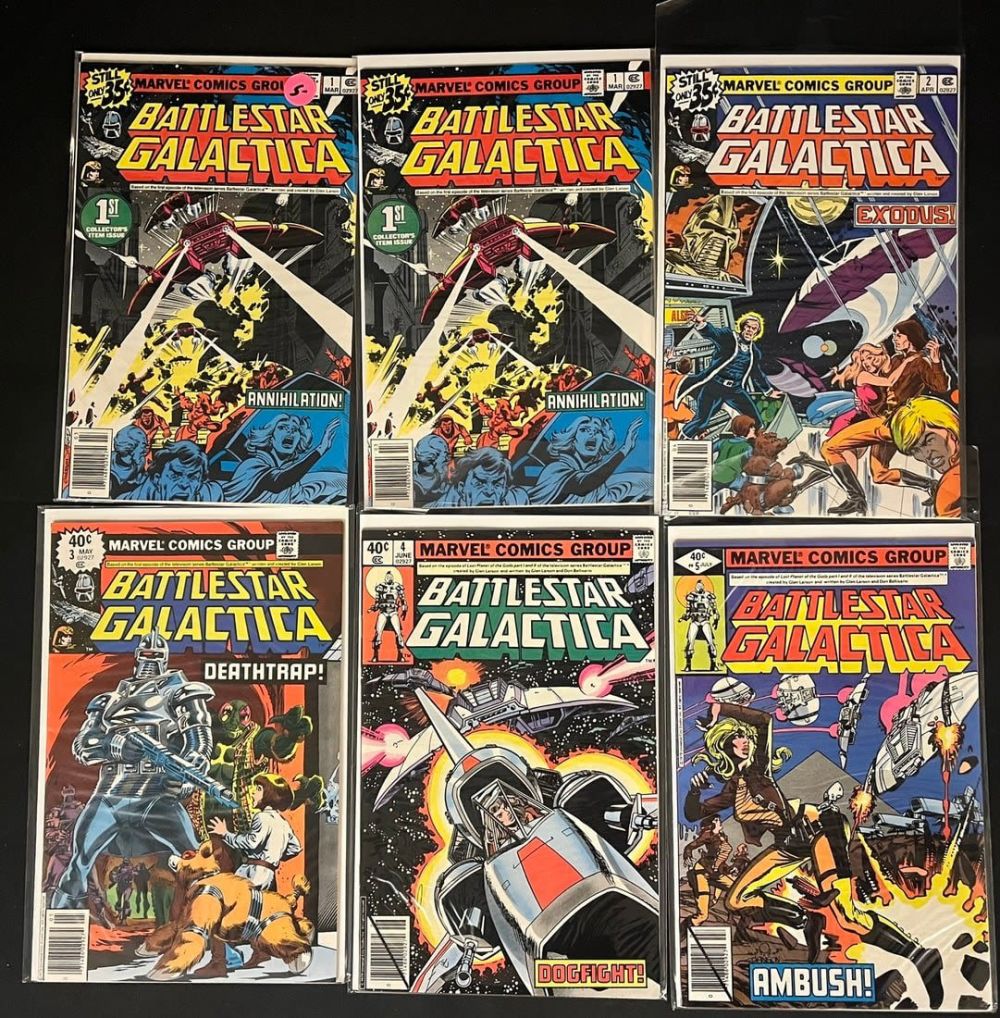 Lot 760: Battlestar Galactica 1-5 Bronze Series