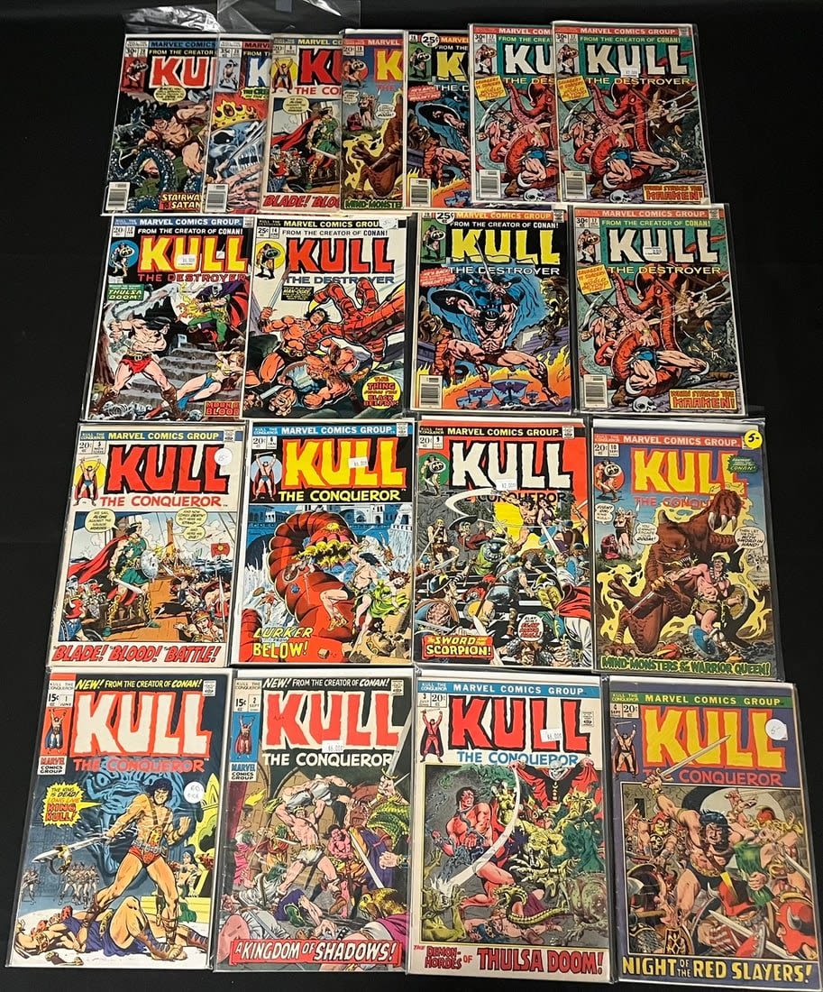 Lot 765: Kull the Conqueror Bronze Comic Book Series 1-6 plus more