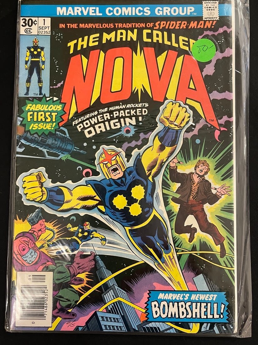 Lot 766: Man Called Nova 1 Bronze Comic Book Series