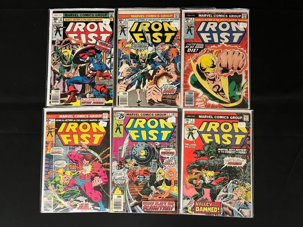 Lot 768: Iron Fist Comic Book Series Bronze